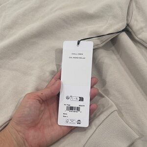 ALO Yoga Bone Chill Crew Sweatshirt